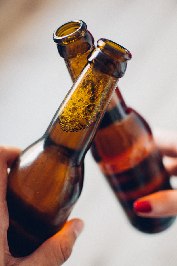 Clinking Beer Bottles